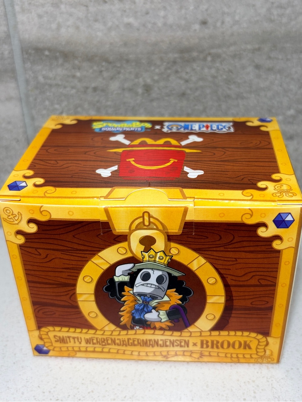 McDonald’s SpongeBob x ONE PIECE Smitty as Brook Toy – New in Box